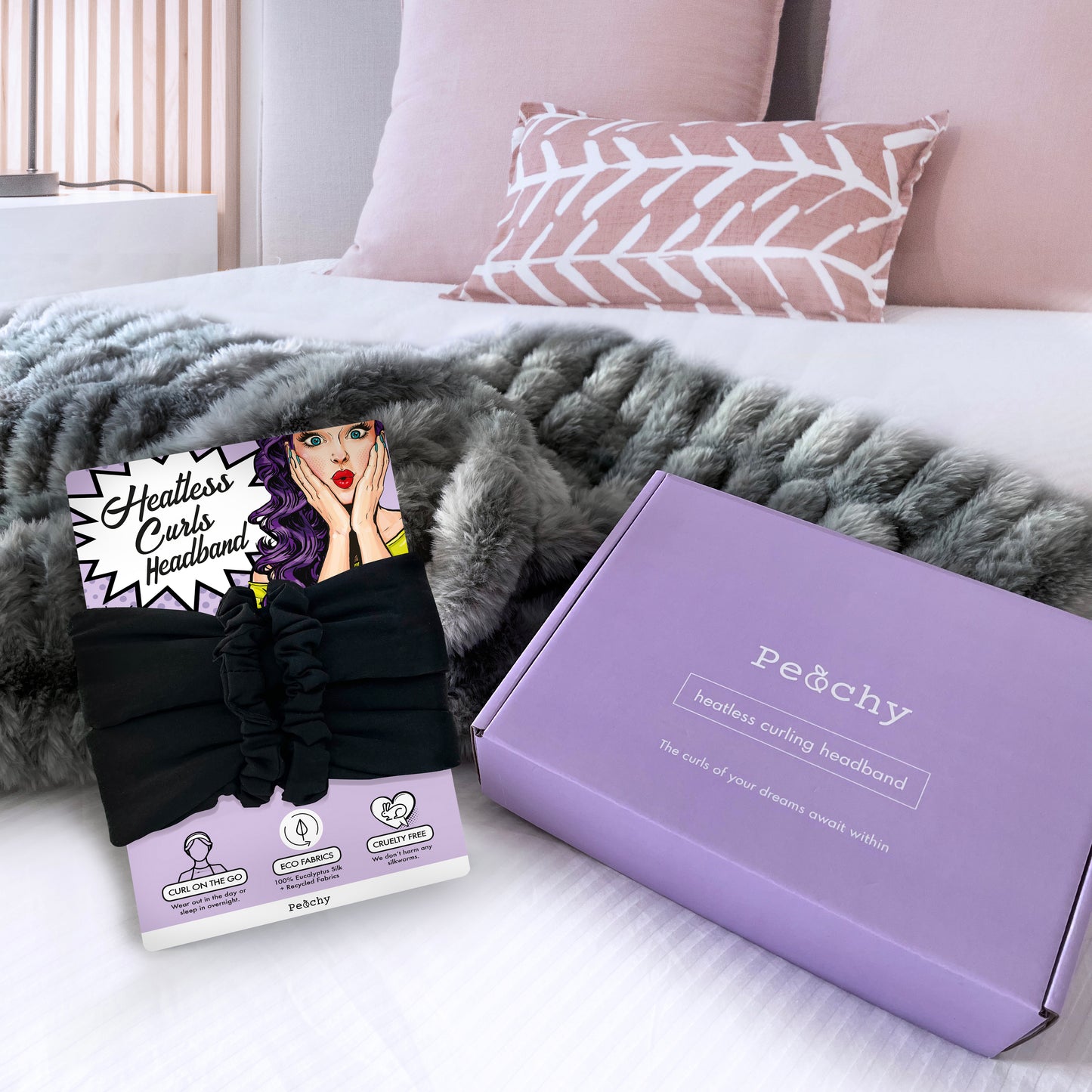 Peachy Heatless Curls - Black